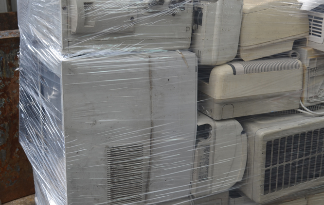 Scrap Air-Conditioners bought and recycled by Ogoo Recycle Singapore